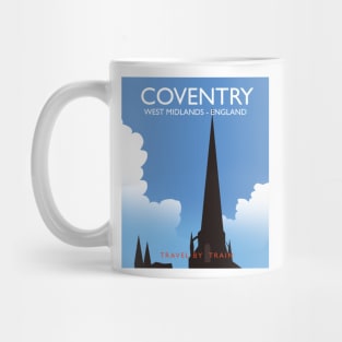 Coventry Cathedral Travel poster Mug